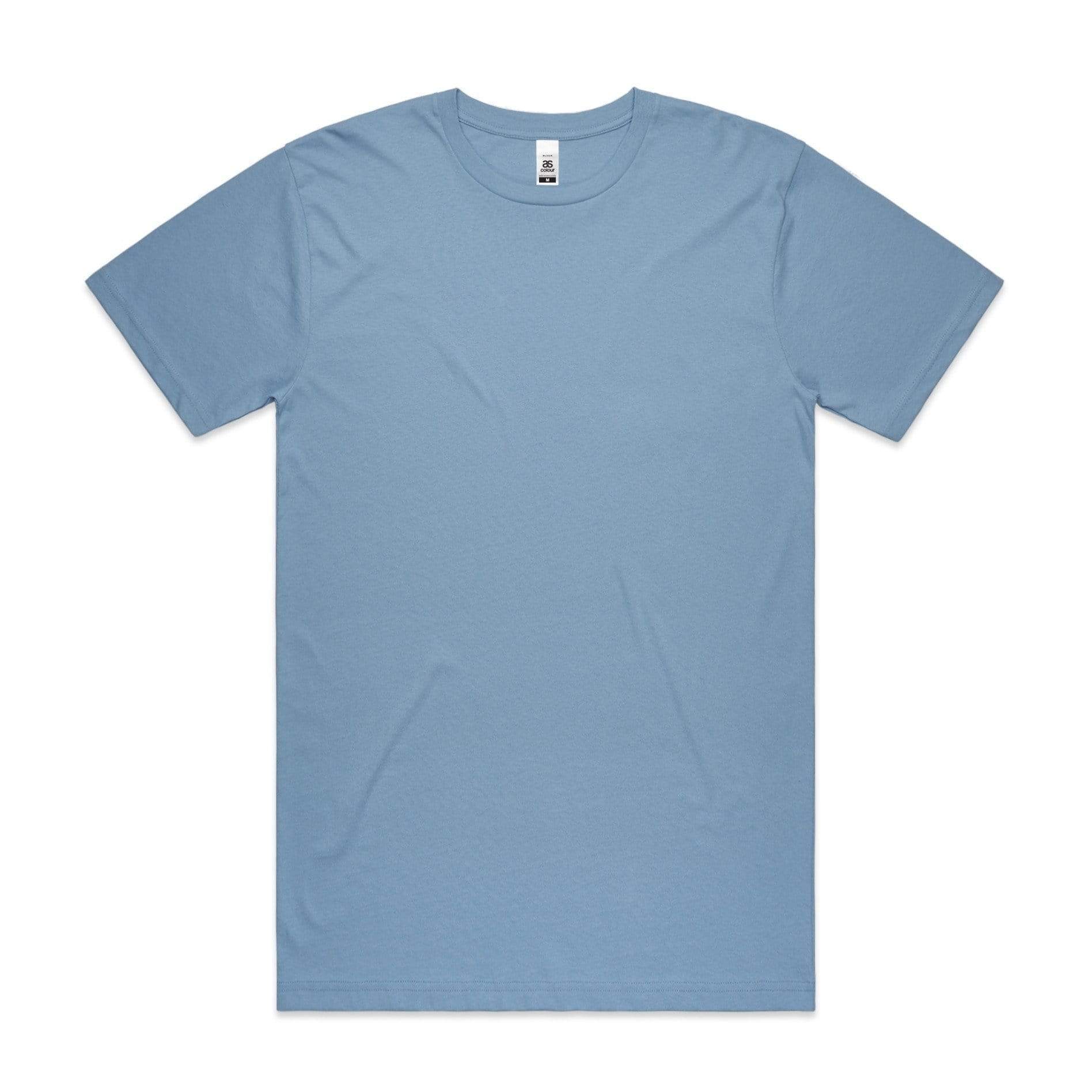 As Colour Men's block T shirt 5050 (No print no sale) Casual Wear As Colour BRIGHT ROYAL SML 